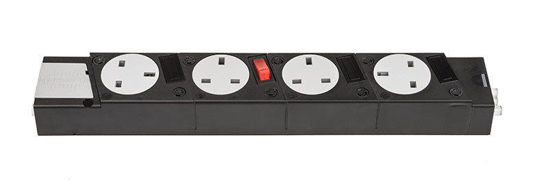 Desktop Power - Oblique Underdesk Power Module
