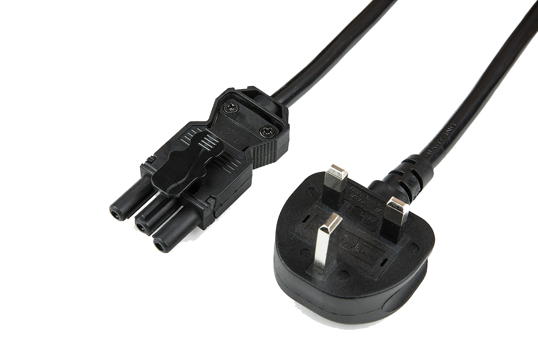Desktop Power mains power leads/ 13A plug to Wieland GST18 connection