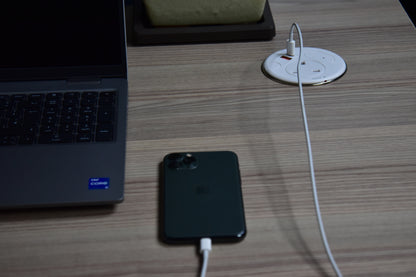 Punto - Powered Desk Grommet - Desktop Power