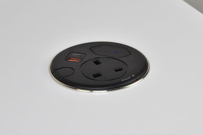 Punto - Powered Desk Grommet - Desktop Power