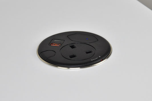 Punto - Powered Desk Grommet - Desktop Power