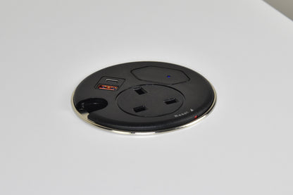 Punto - Powered Desk Grommet - Desktop Power