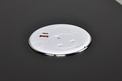 Punto - Powered Desk Grommet - Desktop Power