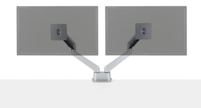 Iris Flat Screen Gas Lift Monitor Arm - Double - Desktop Power