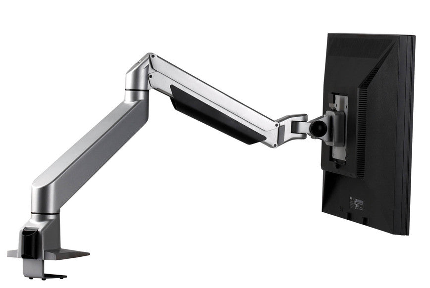 Iris Flat Screen Gas Lift Monitor Arm - Single - Desktop Power