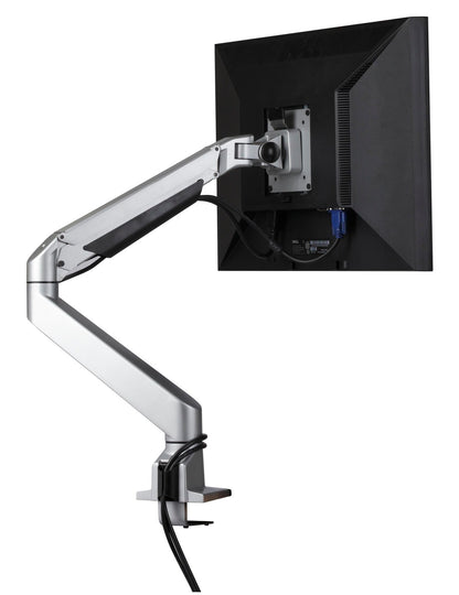 Iris Flat Screen Gas Lift Monitor Arm - Single - Desktop Power