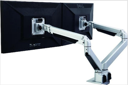Iris Flat Screen Gas Lift Monitor Arm - Double - Desktop Power
