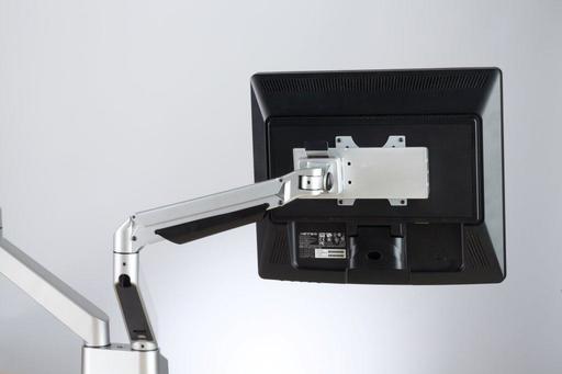 Iris Flat Screen Gas Lift Monitor Arm - Double - Desktop Power