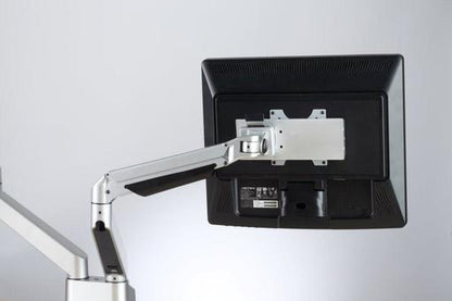 Iris Flat Screen Gas Lift Monitor Arm - Double - Desktop Power